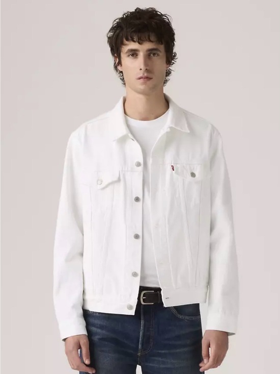 Levi's Other - Levi's® Premium TRUCKER JACKET | White | Men’s Size Large
